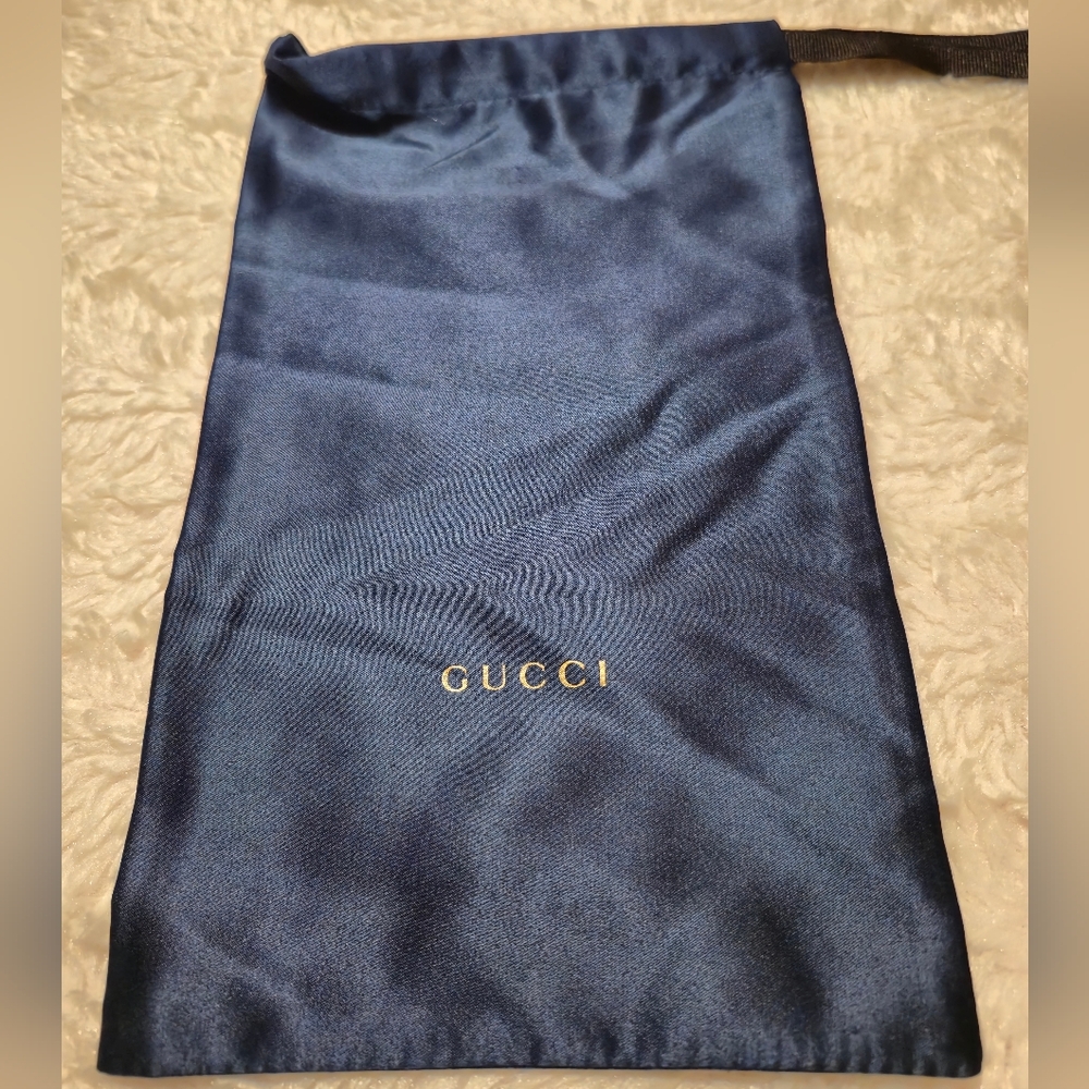 Navy‎ Blue Satin Dust Bag For Gucci Glasses